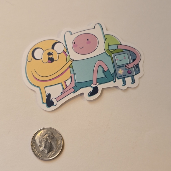 10/$10 Adventure Time Sticker - Picture 2 of 2
